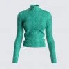 FINESSE Tops Dionne Sequin Knit Top